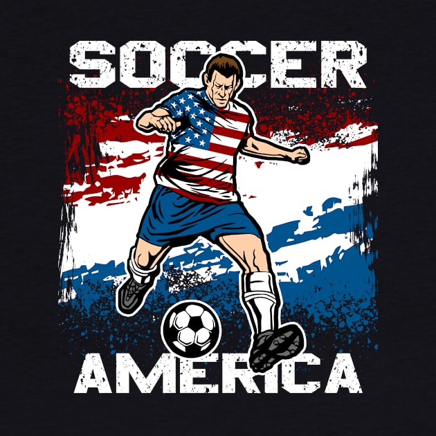 American Soccer Futbol Player by megasportsfan